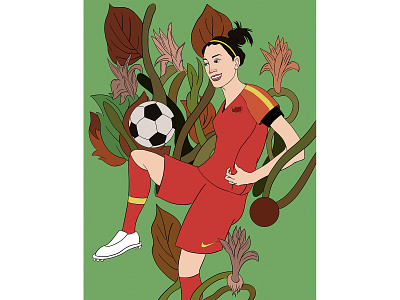 VOGUE April - Women Power - Wu Haiyan - 2 illustration magzine