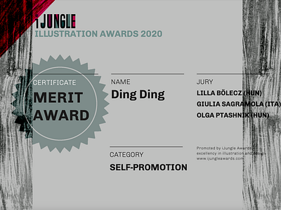 Merit Award from iJungle illustration awards 2020