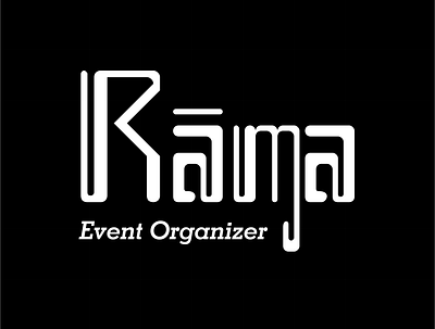 Rama Event Organizer animation branding design flat icon illustration logo typography vector web