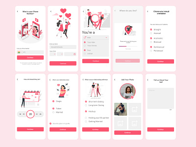 Dating app Design