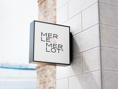 Merle & Merlot branding logo typography ui visual identity