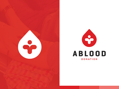 Blood Donation Logo abstract application blood donation brand identity branding business creative donate drop fundraising futuristic minimalistic modern help icon logo logo designer for hire medical non profit red unique