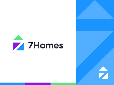 7Homes - Logo 7 home 7 logo 7 number branding branding and identity colorful graphic designer home home logo house identity designer illustration logo logodesign logos logotype mark minimal real estate visual identity