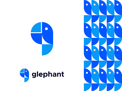 G + elephant logo concept brain brand mark branding color elephant elephant logo g letter g logo icon identity jungle learn logo logodesign mark monogram negative space smart symbol