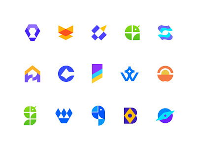 Logo collection brand branding clean collection concept design graphic design icons identity letter logo logofolio logos marks modern monogram startup symbol tech unused