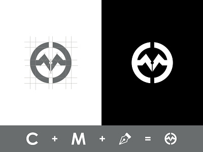 CM Monogram Logo app logo behance branding c letter connect connection creative fresh identity lettermark logo m letter mark modern monogram mursalin sumon symbol unique