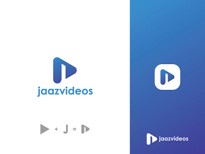 J for jaaz videos Design app logo behance branding creative fresh identity identity design j letter lettermark logo mark modern mursalin simple sumon symbol unique