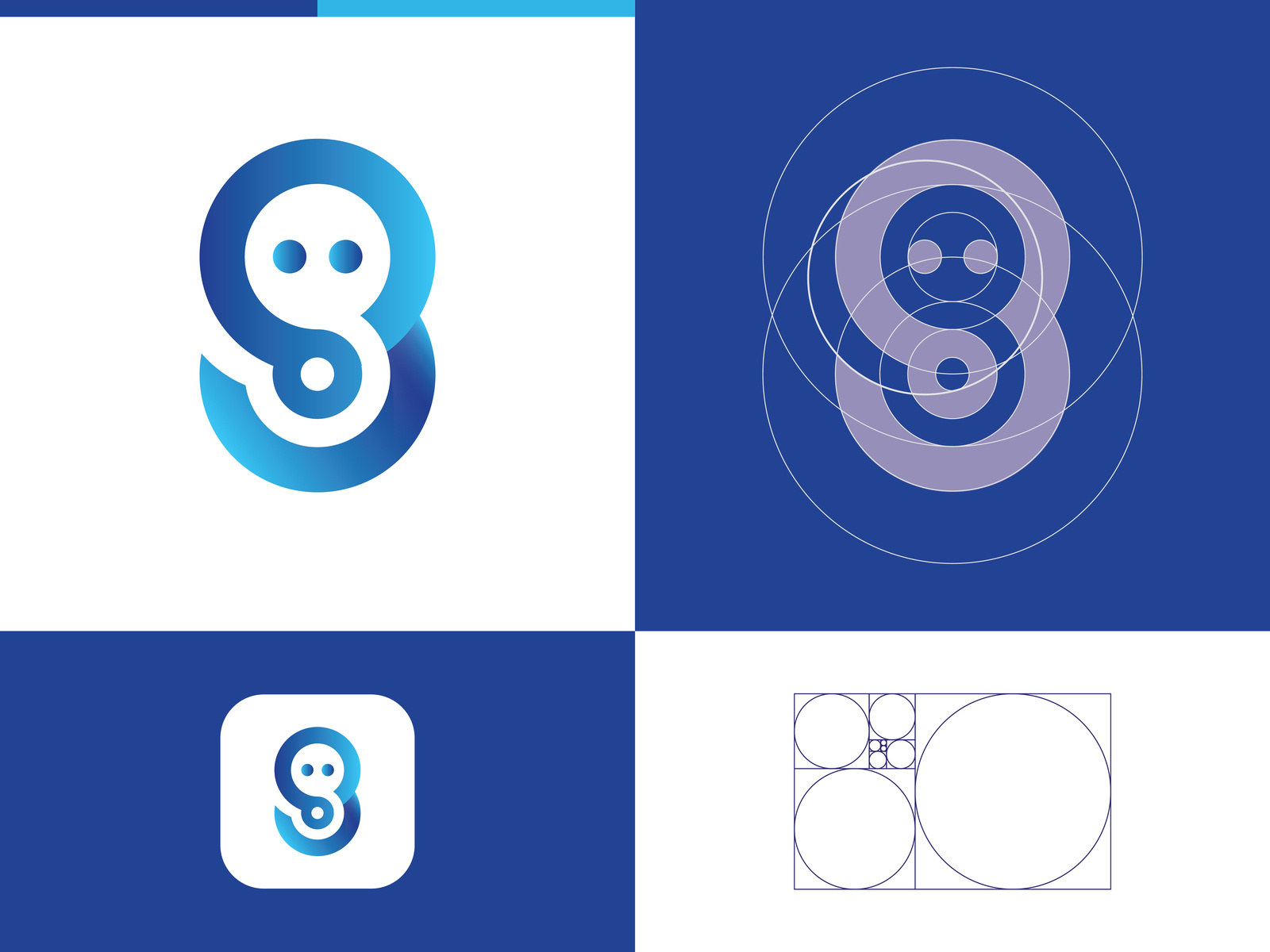 Simple Grid Logo Design by Mursalin Sumon on Dribbble