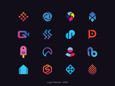 Logo Collection - 2019 2019 2020 logofolio 2019 dribbble top shots trends app apps application bangladesh brand identity branding chat videos custom unique business digital currency agency dynamic logo design portfolio home film letter mark monogram lettermark logo logo design logo designer logotype minimalist flat modern real estate smart clever colorful creative vector icon mark symbol