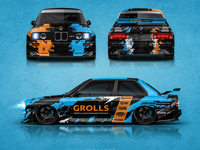 Full wrap design for Drift team