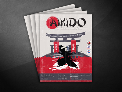 Aikido sport club - flyer design