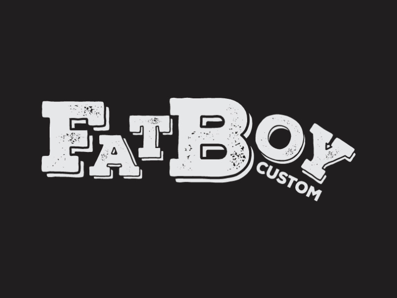 Fatboy - logo design by ZUNART DSGN on Dribbble