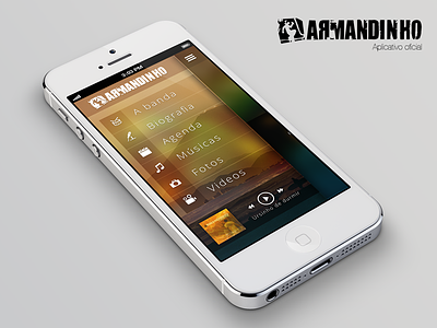 Armandinho APP app menu mobile player reggae side singer