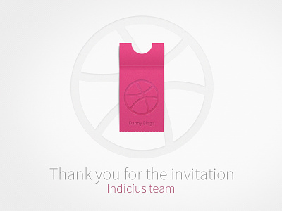 Thank you Indicius team! debut designer indicius invitation invite powerpoint team web