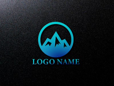 Mountain Logo app business logo design flatdesign graphic design icon illustration logo minimalist logo mountain mountain bike mountain logo real estate ui ux vector