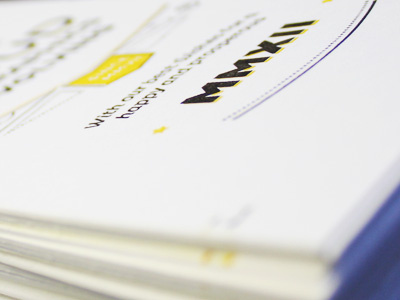 To be expected in selected mailboxes any time soon letterpress yellow