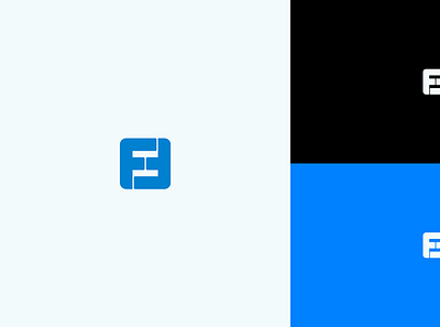 FB Logotype branding design flat icon identity illustration illustrator logo minimal vector