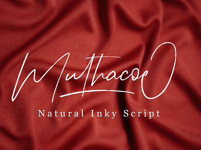 Muthacoe | Natural Inky Script