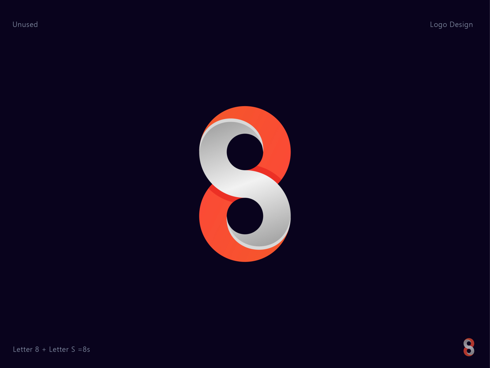 Number 8 + Letter S Logo by Vect+ on Dribbble