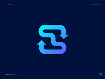 S letter - Arrow logo 3d abstract app arrow branding business concept creative designer gradient icon idenity illustration letter logo logo logo design mark monogram s software