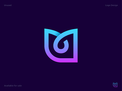 Letter m - app logo 3d abstract app icon branding business colorful creative custom letter gradient illustration letter logo logo logo design m mark minimal tech technology unused vector