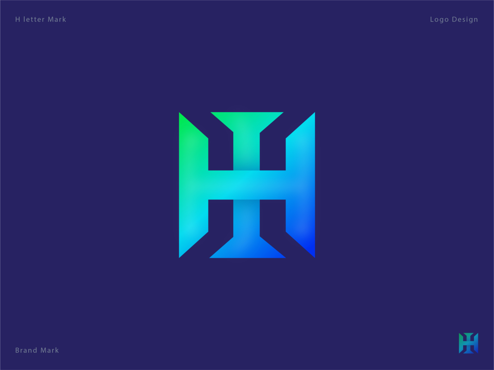 H letter - Logo design by Vect+ on Dribbble