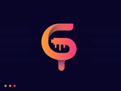 Letter G + Paint Brush a b c d e f g h i j k l m n abstract best logo branding business colorful creative gradient illustration letter logo lettering lettermark logo logo design logo designer minimal modern o p q r s t u v w q y z paint simple