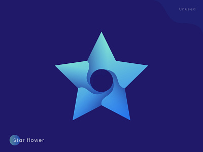 Star flower 3d abstract app icon branding clean logo creative gradient illustration logo logo 2021 logo design logo designer logotype mark minimalist modern startup tech logo trendy logo vector