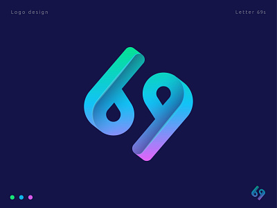 69s 69 app icon brand branding creative design gradient icon idenity letter logo letter s logo logodesign logotype mark minimal monogram startup