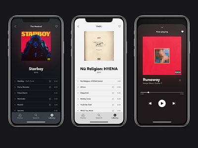 Music streaming app