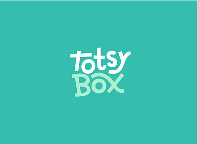 Totsy Box brand branding clothing design font design illustration illustrator kids logo logo design packaging