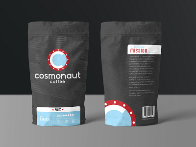 Cosmonaut Coffee branding coffee design icon illustration illustrator logo packaging typography vector