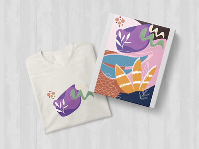 Tshirt and Diary Abstract Pattern Design