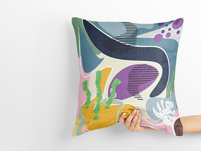 Abstract Pillow Pattern Design