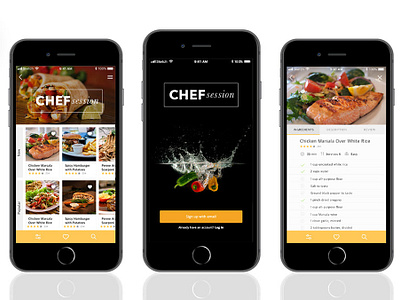 ChefSession Recipe App