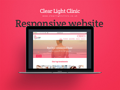 Clear Light Clinic Dribbble adobe muse design muse responsive design responsive website ui ux web design website