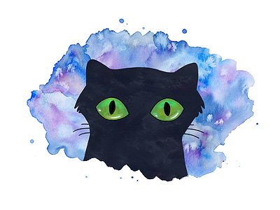 Cats Eyes children book drawing illustration ipad pro kids book kids illustration photoshop procreate watercolor