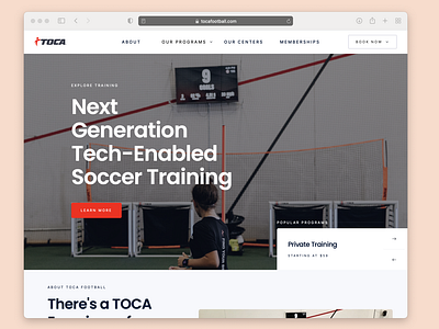 new TOCA website