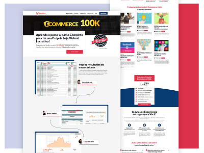 Landing Page - Universidade Ecommerce design landingpage ui web