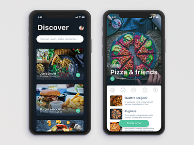 Food/Restaurant discover app