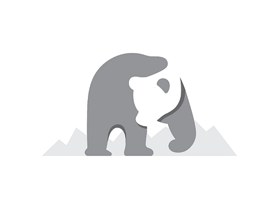 Bear Negative Space Logo