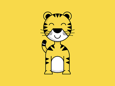 Minimal Tiger Illustration