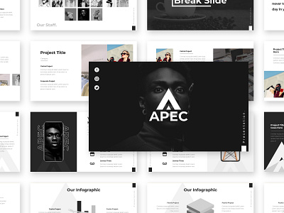 Apec – Creative Multipurpose Presentation branding business creative design fashion keynote powerpoint presentation slides template
