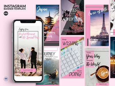 Travelove - Travel Instagram Stories Template