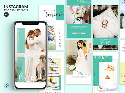 Marriage - Wedding Event Instagram Stories Template beauty couple event instagram invitation makeup marriage moment organizer photography preweddingidea preweddingmakeup template wedding