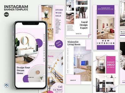 Cozy - Interior Design Instagram Stories Template