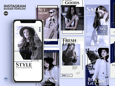 Topaz - Fashion Instagram Stories Template arrival business collection coupon creative design discount fashion fashion brand fashion design instagram instagram stories promotion sale style template trend