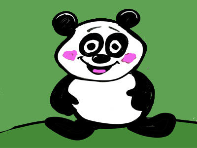 PandaBear art bear bear logo cartoon cartoon bear cartoon character panda panda bear panda logo