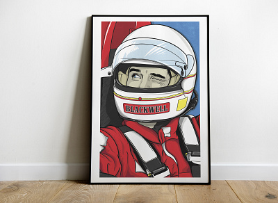 F1 Inspired Poster Illustration design illustration minimal poster retro vector wallart