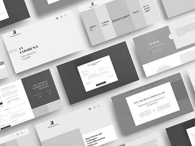 Wireframe Modern - Travel Web Site design interface design web design website designer freelance elegant minimal minimalism minimalist product design sitemap tourism ui ux wireframe wireframe design wireframe kit wireframes